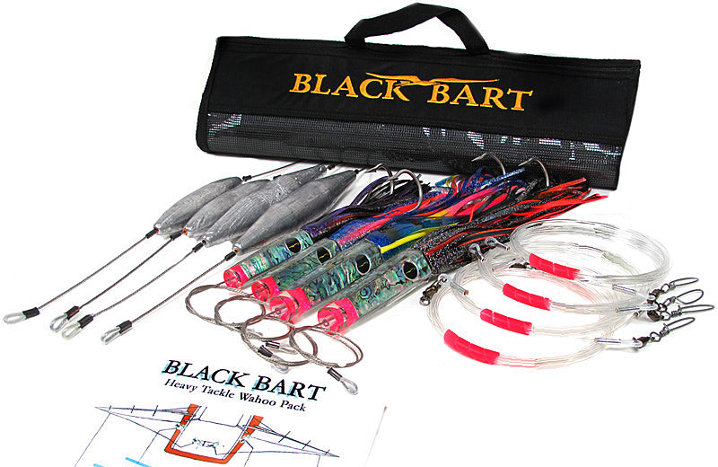 Black Bart Wahoo Pack Heavy Single Hook