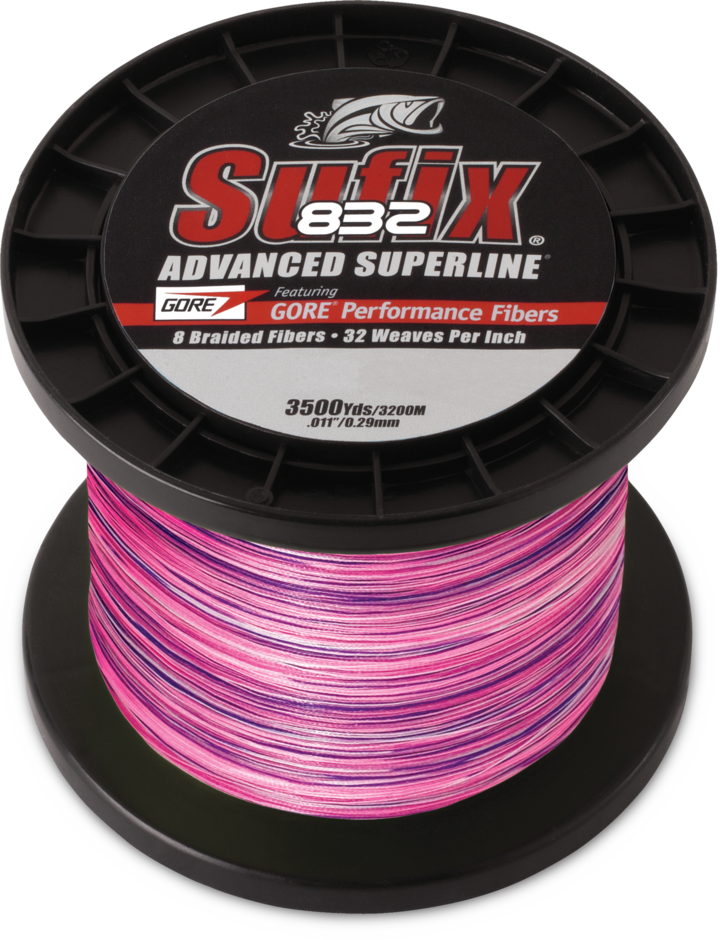 Tresse Sufix 832 Advanced Superline Lo-Vis Vert - 150 Yards, 10 Lb, Pour Pêche En Eau Douce