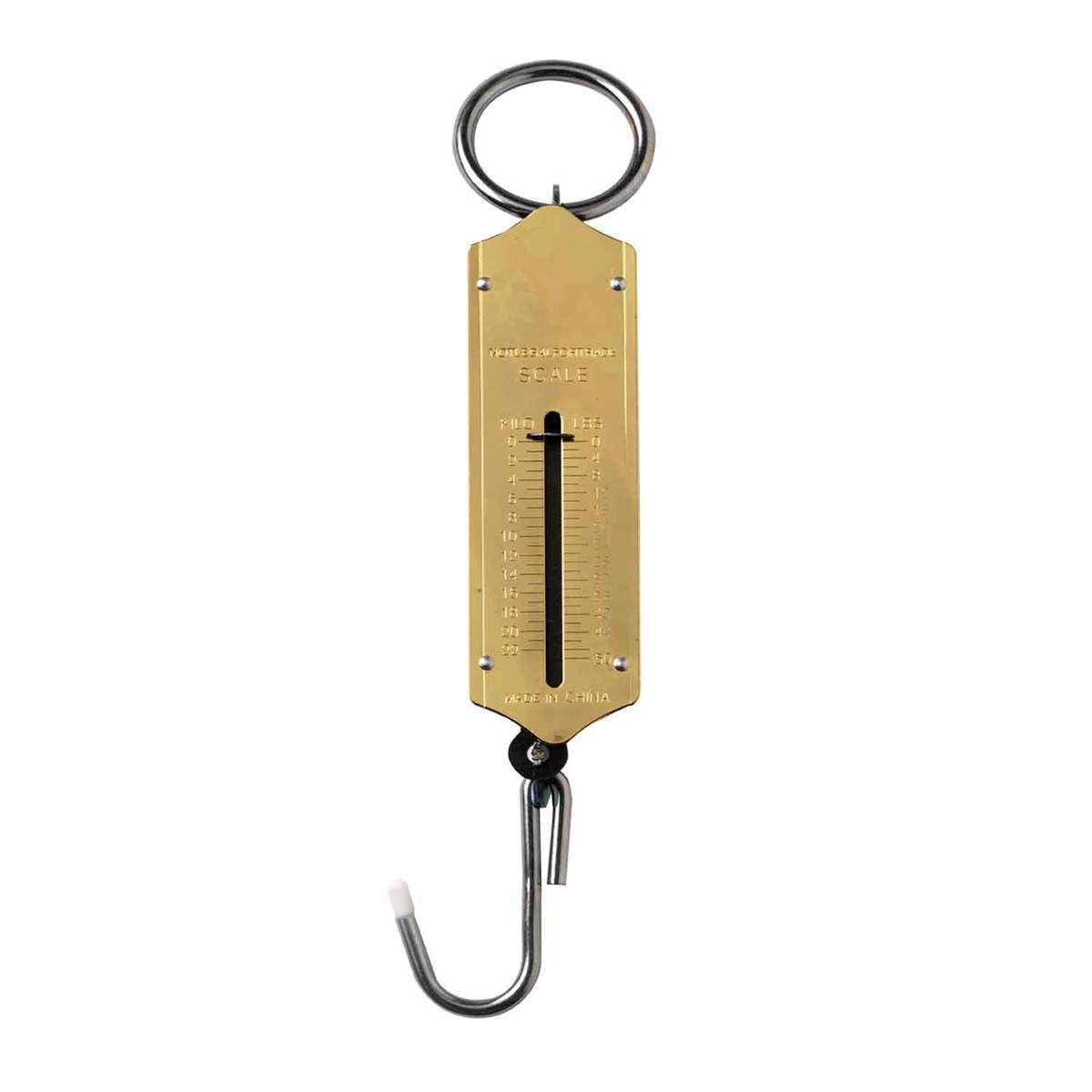P-Line Brass Spring Scale 50# from P-Line – CHAOS Fishing