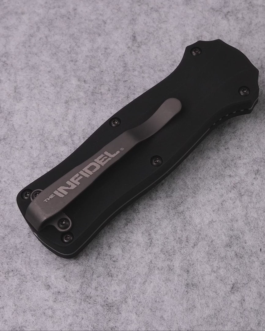 Benchmade Mini-Infidel Double-Edge Dagger- Black Aluminum