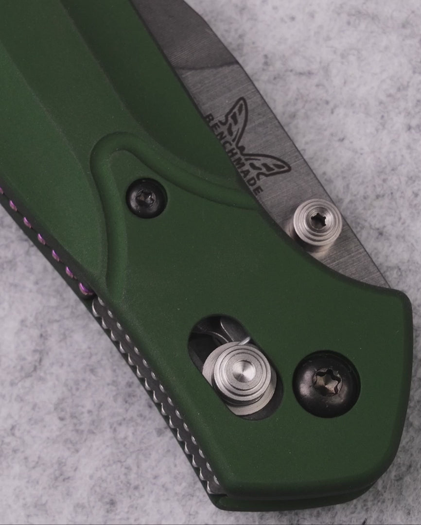 Benchmade 940 Osborne- Green Aluminum