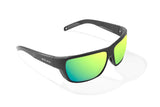 BAJIO Rigolets Green Mirror Lens - Black Matte Frame