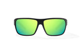 BAJIO Rigolets Green Mirror Lens - Black Matte Frame