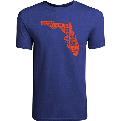 Costa Men's Home Team Florida Short Sleeve T Shirt