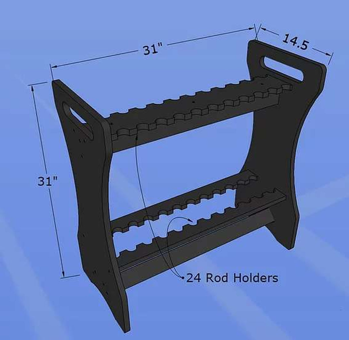 Sea Rack Rod Rack Dolphin