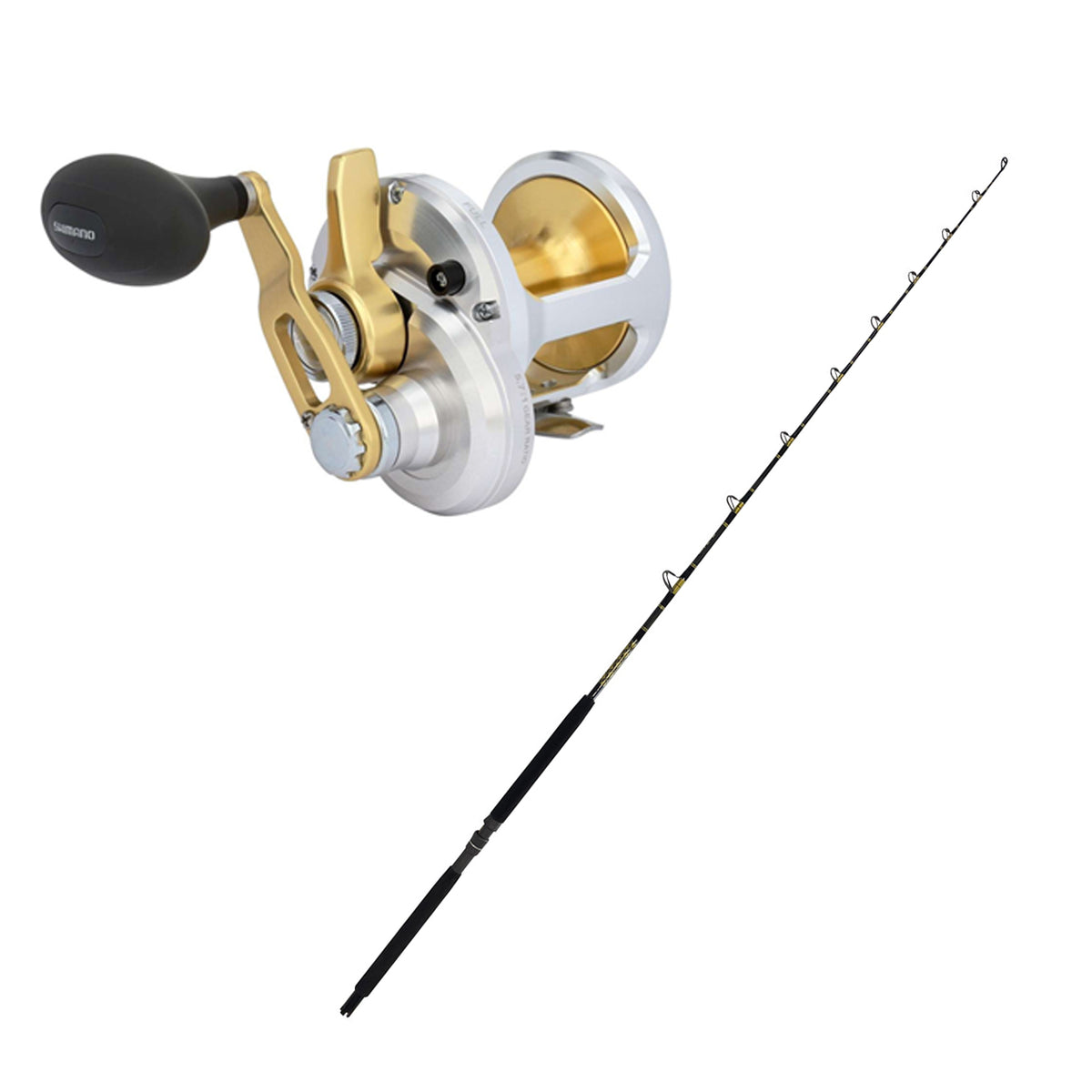 Shimano TALICA 16 LEVER DRAG with KC 15-30 6&#39;6&quot; Composite CHAOS Gold Combo