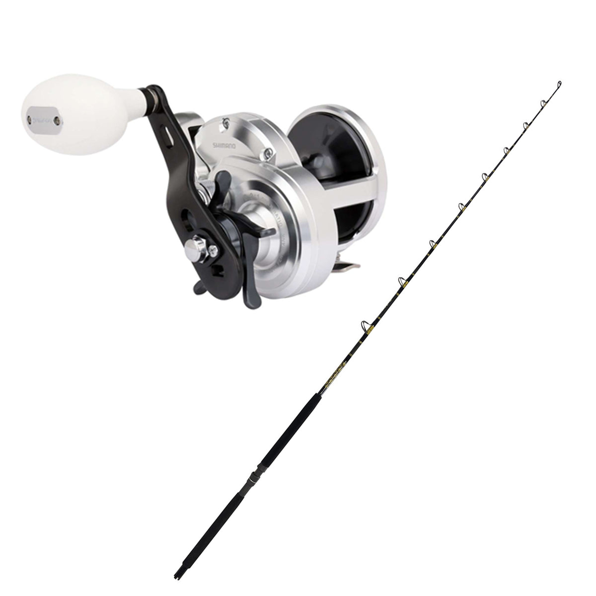 Shimano TRINIDAD 20A TROLLING REEL with KC 15-30 7'0 Composite CHAOS Gold  Combo from SHIMANO/CHAOS - CHAOS Fishing
