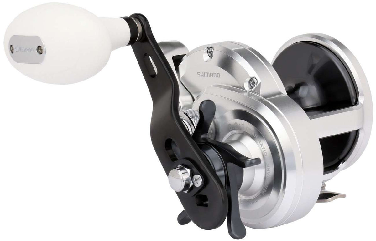 Shimano TRINIDAD 20A TROLLING REEL with CHAOS KC 15-30 7FT Composite Gold Combo