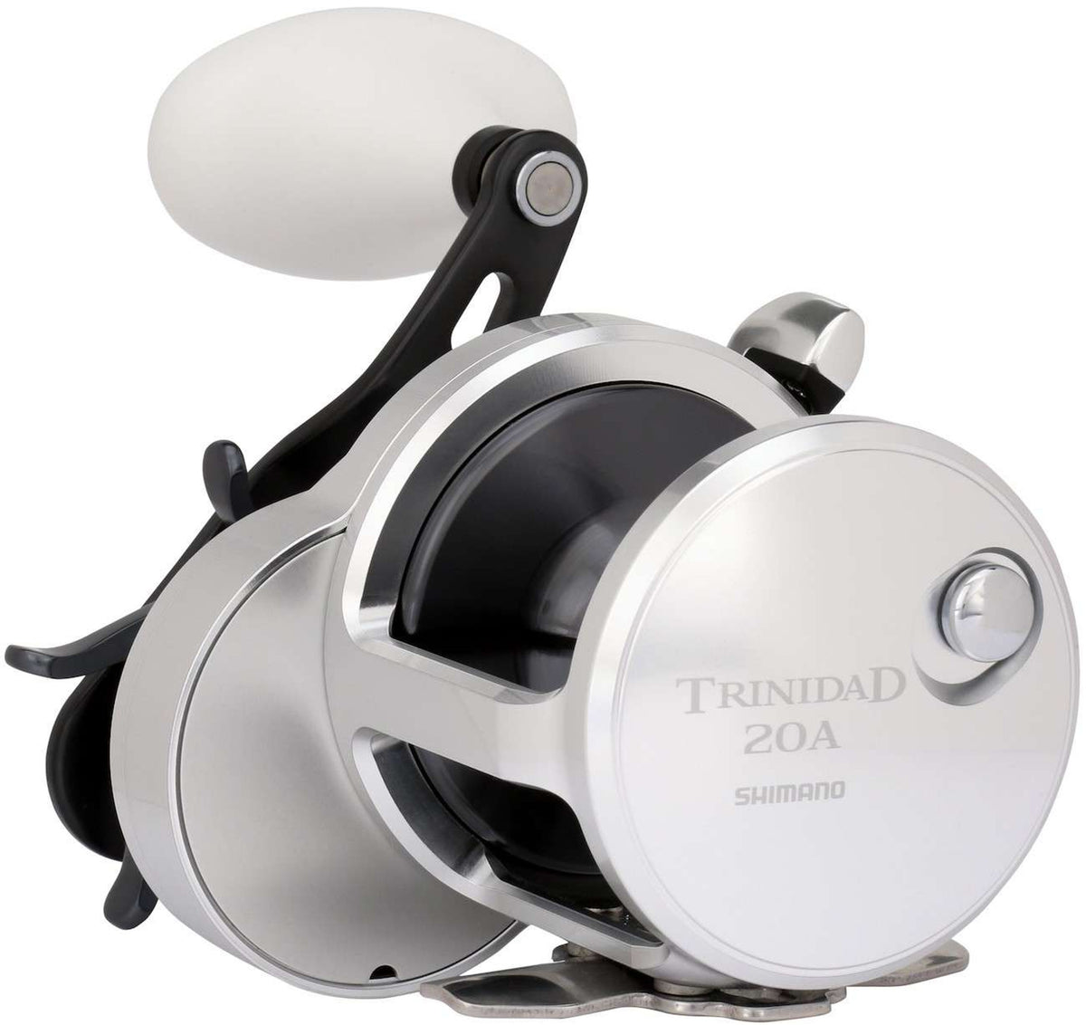 Shimano TRINIDAD 20A TROLLING REEL with CHAOS KC 15-30 7FT Composite Gold Combo