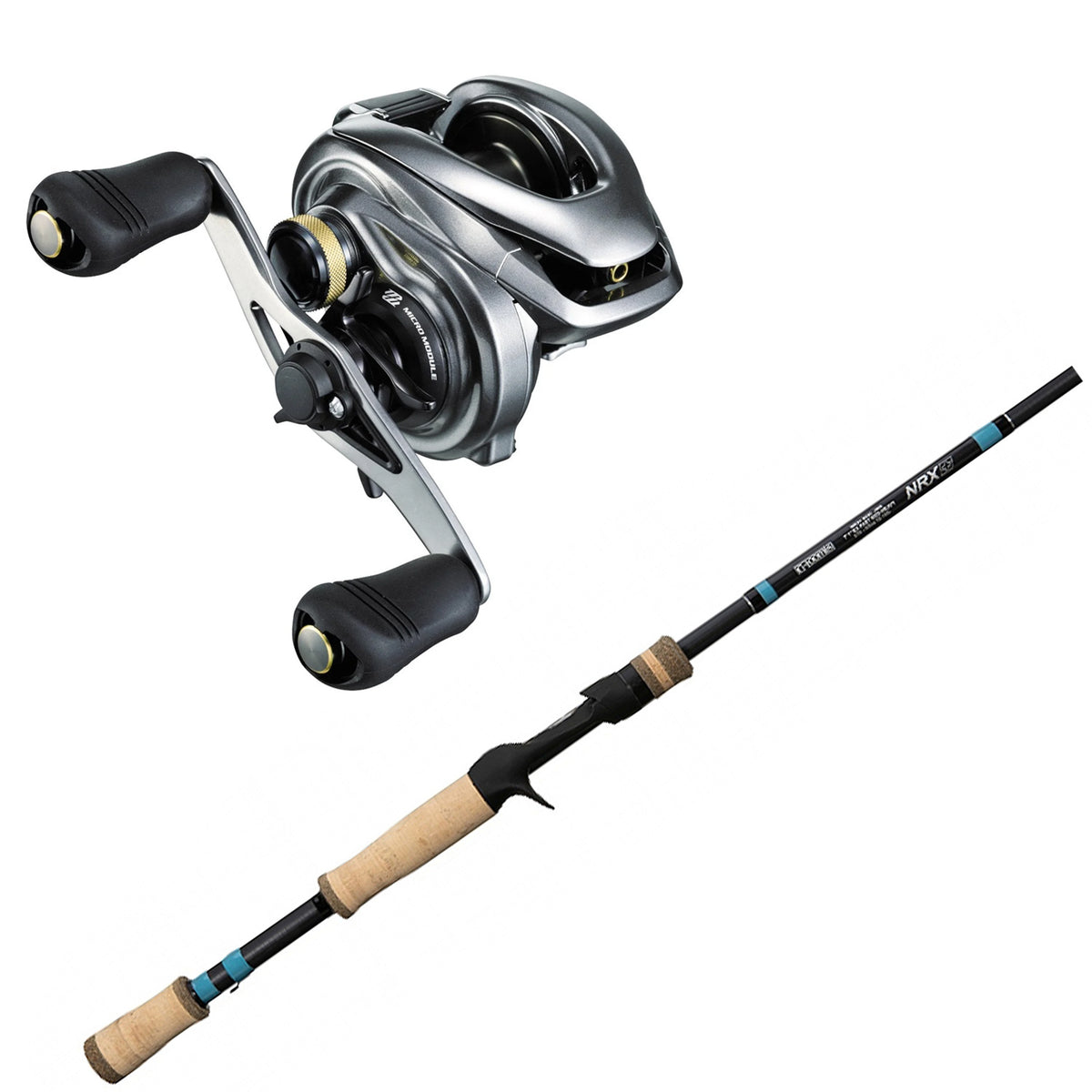 SHIMANO Metanium DC 100HG with G.Loomis NRX+ Jig &amp; Worm 7FT1IN Medium Combo