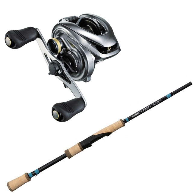 SHIMANO Metanium DC 100HG with G.Loomis NRX+ Jig & Worm 6'8" Medium Heavy - 803S JWR Combo