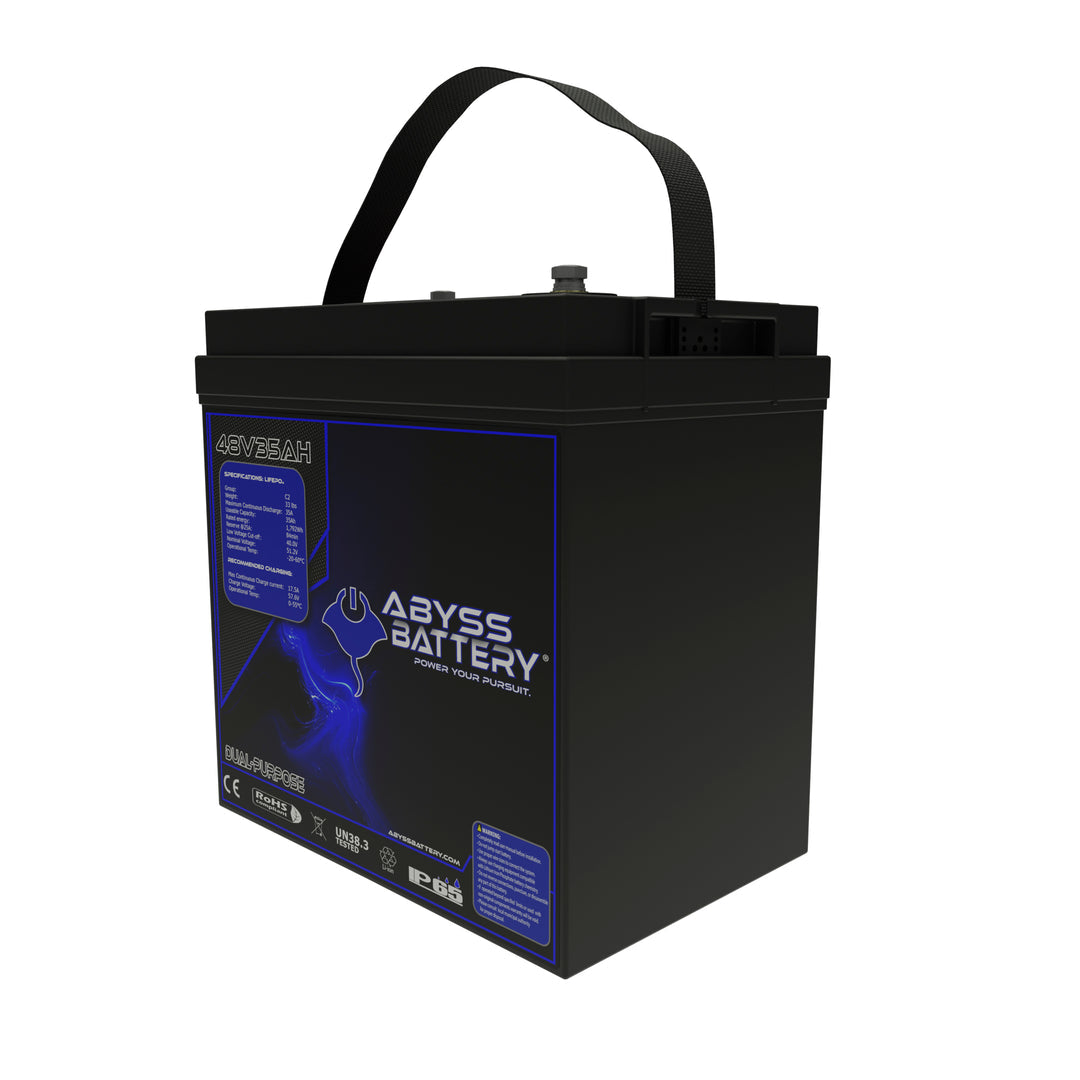 ABYSS 48V 35AH GC2 Lithium Golf Cart Battery