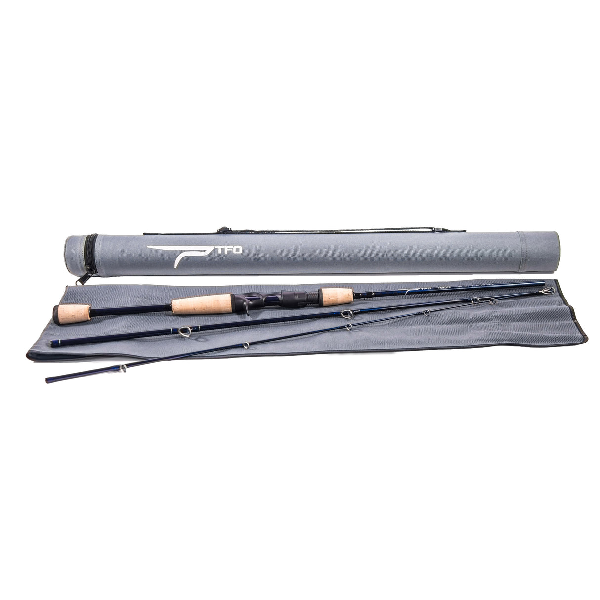 Temple Fork Outfitters 7FT Medium 3pc Traveler Casting Rod w/ Case