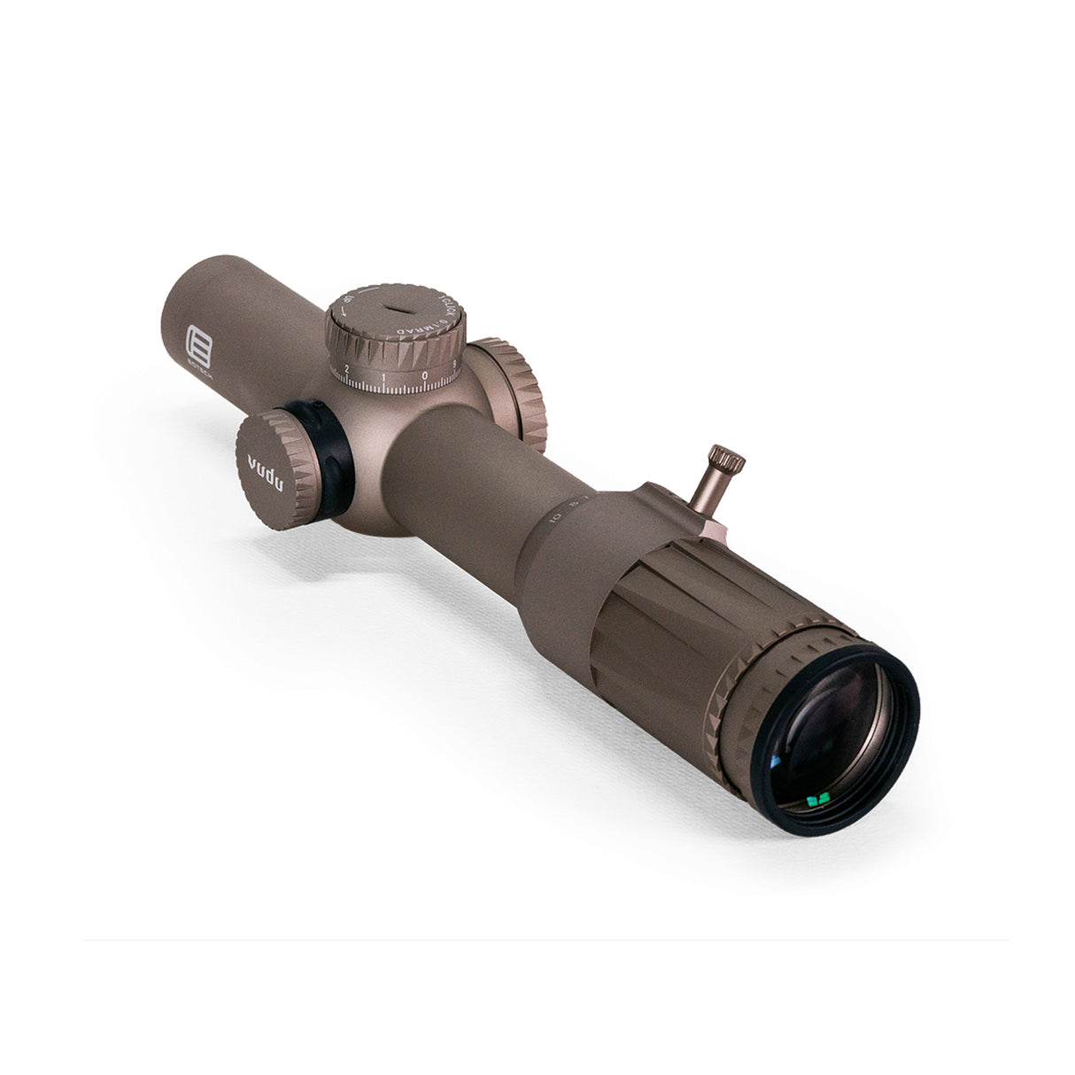 EOTECH VUDU 1-10x28 FFP Tan Riflescope SR5 Reticle MRAD with Daylight Bright Dot - VDU1-10SR5DFTAN