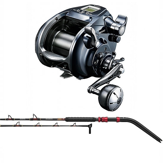 Shimano Forcemaster 9000A Electric Reel with Daiwa Seaborg Dendoh 5'6" Extra Heavy Rod 56XH-DDL Combo