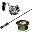 SHIMANO Game Type J 5FT6IN Heavy & SHIMANO Ocea Jigger 1500HG & SUFIX 832 BRAID 600YDS