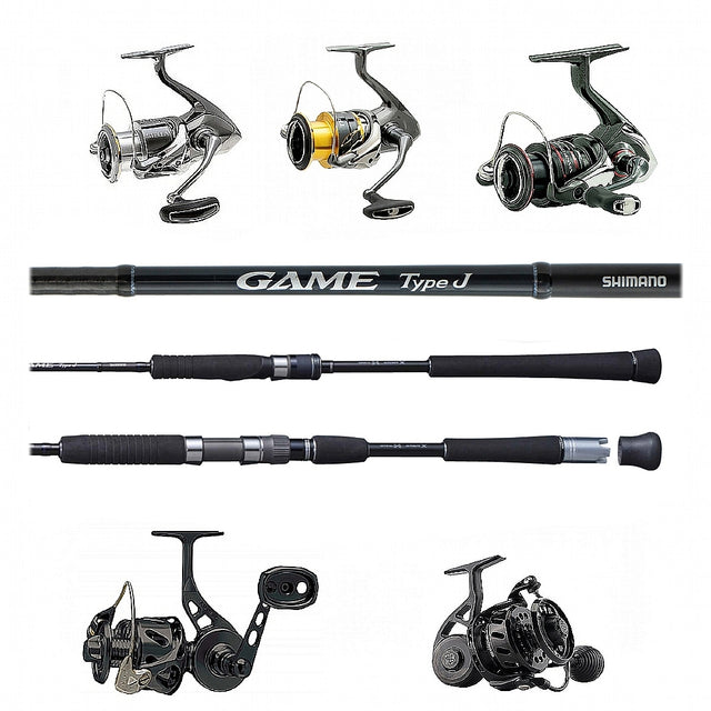 Shimano Game Type J Spinning ML 64 6'4" with Spinning Reel Combo