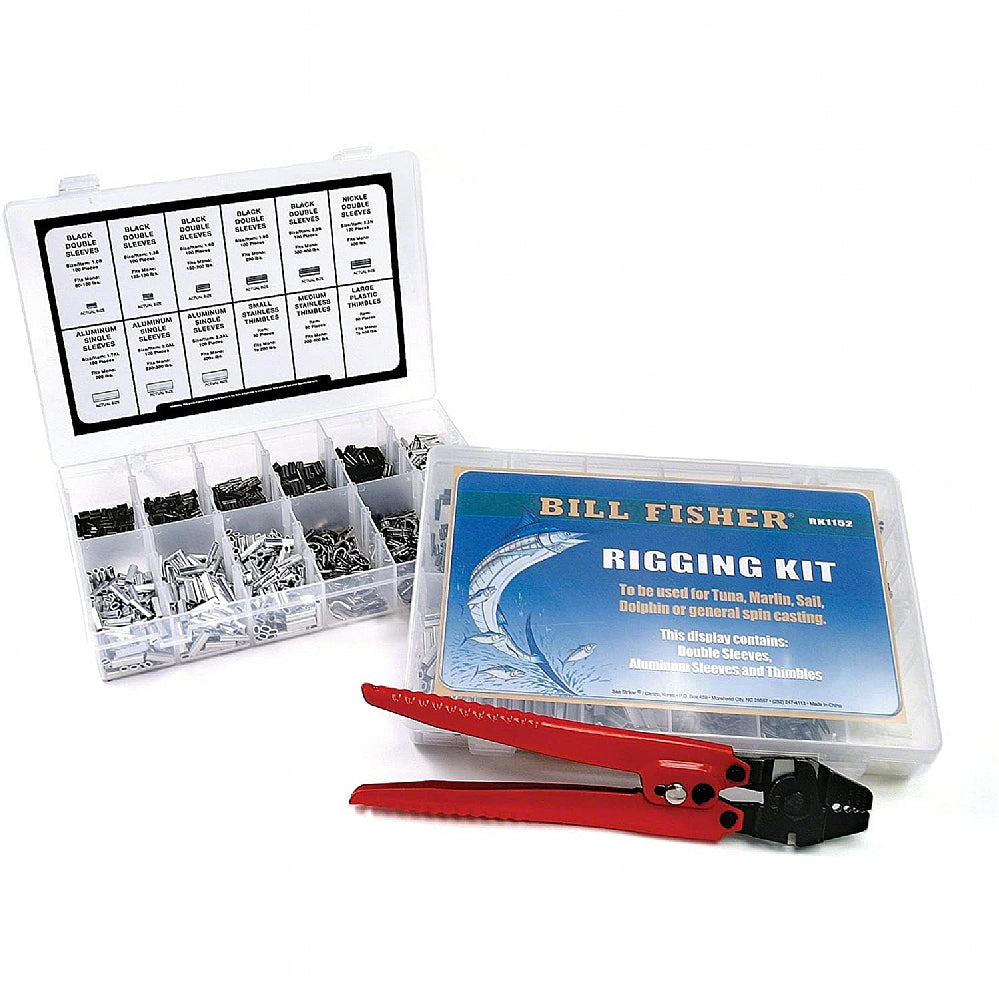 Billfisher RK1152 Rigging Kit 1050Pcs With Crimper