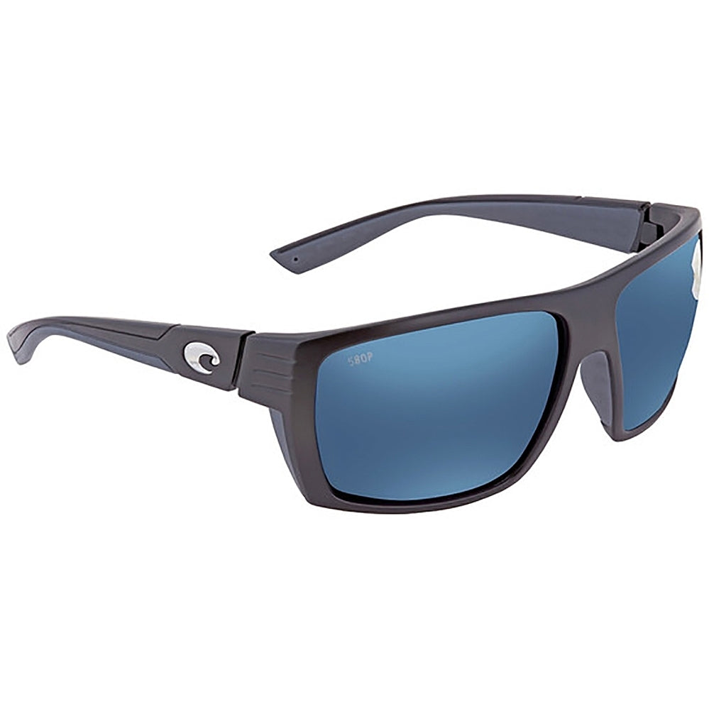 Costa Hamlin 580P Blue Mirror - Matte Black