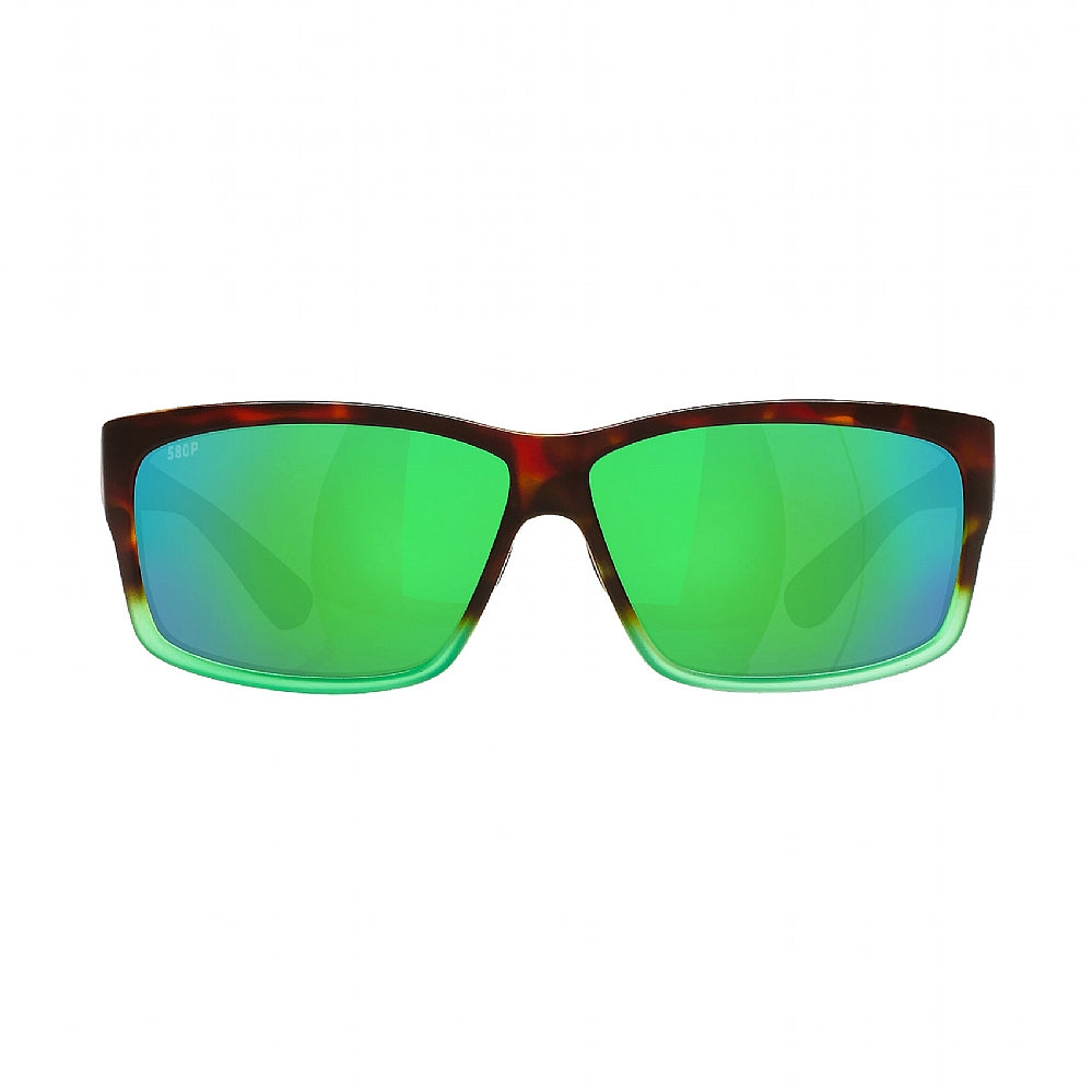 Costa Cut 580P Green Mirror - Matte Tortuga Fade