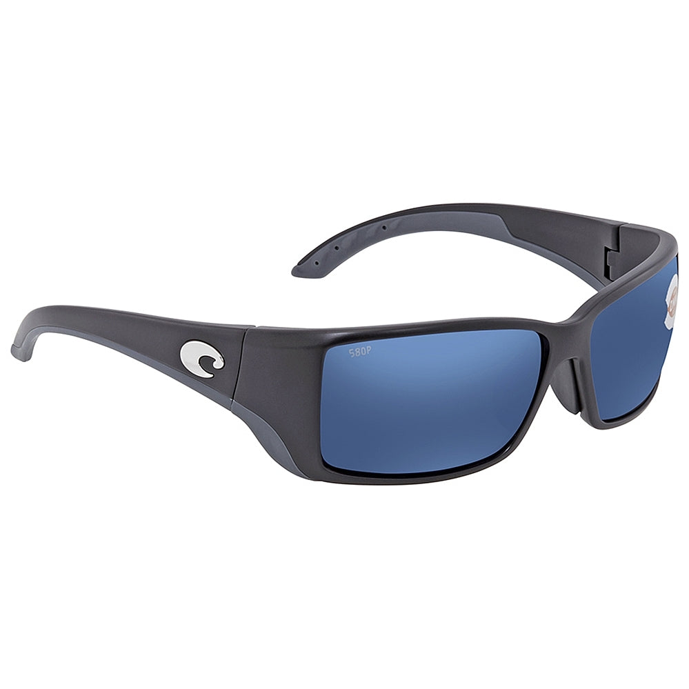 COSTA Blackfin 580P Blue Mirror - Matte Black Global Fit