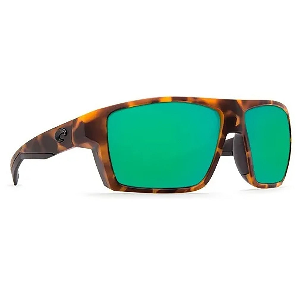 Costa Bloke 580G Green Mirror - Matte Black-Retro Tortoise