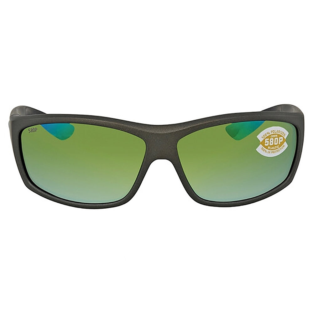 COSTA Saltbreak 580P Green Mirror - Matte Steel Grey Metallic