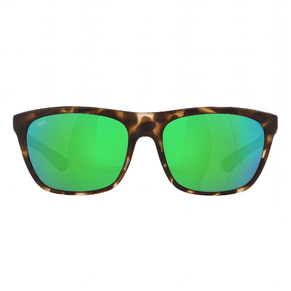 Costa Cheeca 580P Green Mirror - Matte Shadow Tortoise