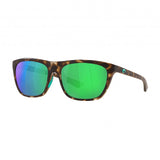 Costa Cheeca 580P Green Mirror - Matte Shadow Tortoise