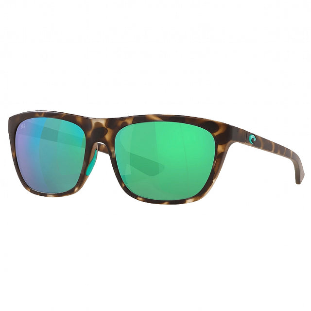 Costa Cheeca 580G Green Mirror - Matte Shadow Tortoise