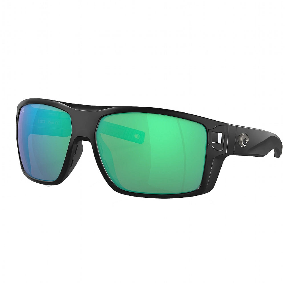 Costa Diego 580G Green Mirror - Matte Black