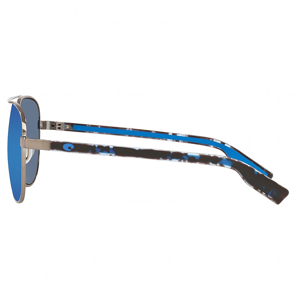 COSTA Peli 580P Blue Mirror - Brushed Gunmetal