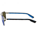 Costa Wader 580G Blue Mirror - Brushed Silver