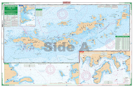 Waterproof Charts 132E US Virgin Islands - Large Print