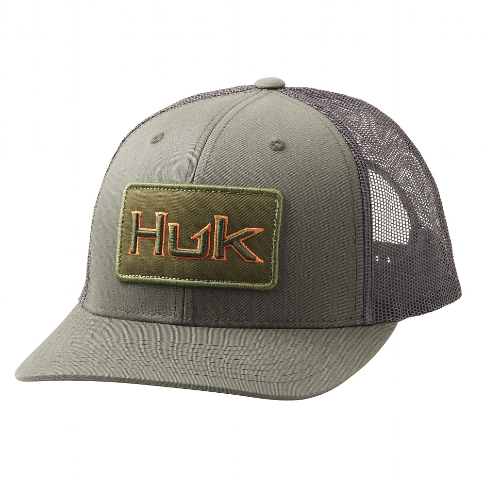 Huk Bold Patch Trucker Cap - Moss