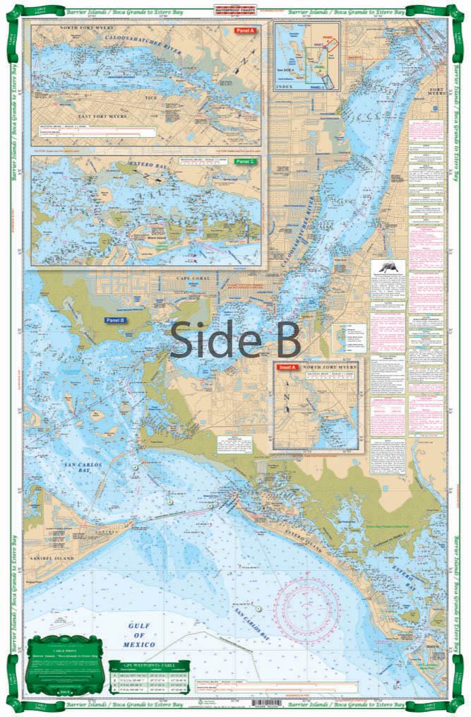 Waterproof Charts 25E Barrier Islands - Boca Grande to Estero Bay