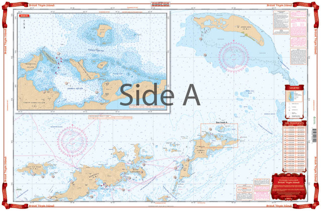 Waterproof Charts 32B British Virgin Islands Standard Navigation