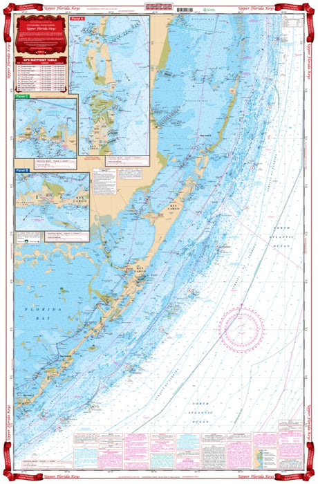 Waterproof Charts 33 Upper Florida Keys Standard Navigation