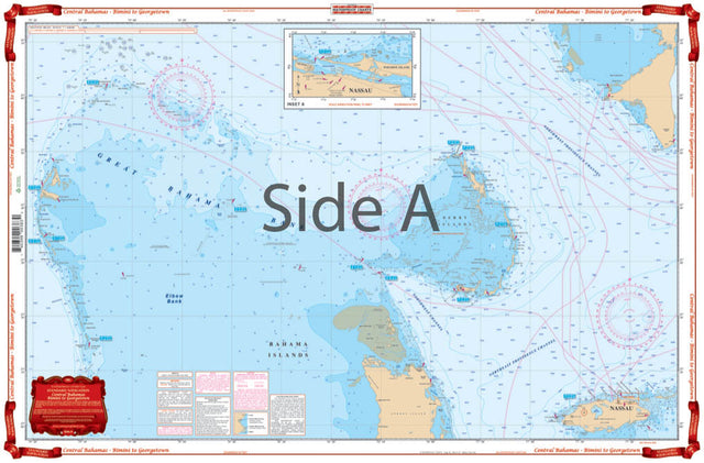 Waterproof Charts 38C Central Bahamas - Bimini to Georgetown