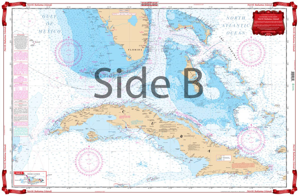 Waterproof Charts 38 North Bahama Islands Standard Navigation