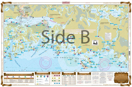 Waterproof Charts 39F Everglades City to Lostmans River Fishing