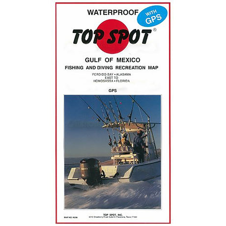 Top Spot Fishing Map N228, Gulf of Mexico Offshore