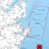 Top Spot Fishing Map N242, North Carolina Offshore, Cape Hatteras to Cape Lookout