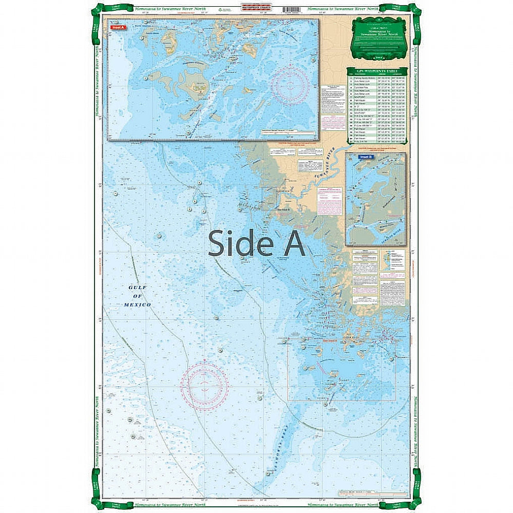 Waterproof Charts 5E Homosassa Bay to Suwannee River Large Print