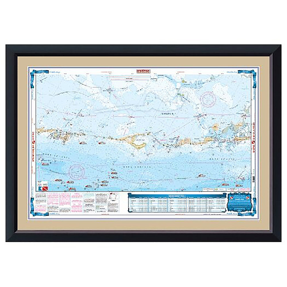 Waterproof Charts 5F Northwest Florida Fishing Offshore Fish & Dive Chart