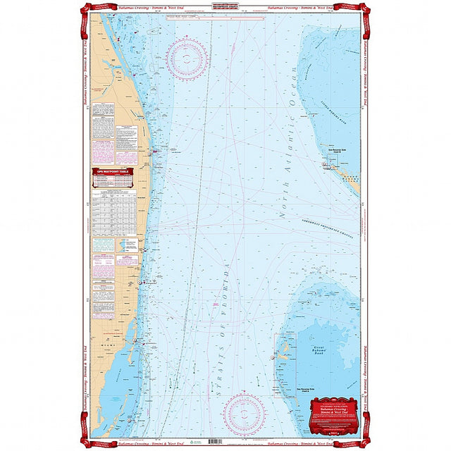 Waterproof Charts 38B Bahamas Crossing - Bimini & West End