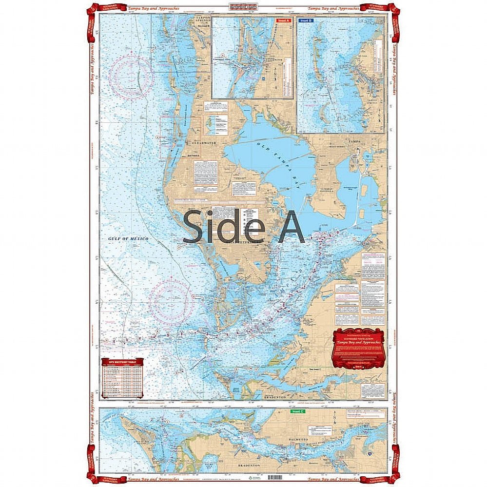 Waterproof Charts 45 Tampa Bay & Approaches Standard Navigation