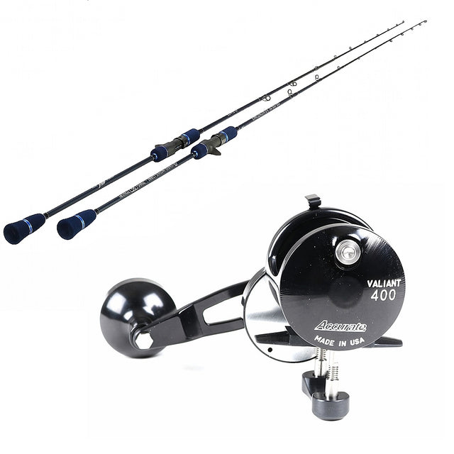 Buy Accurate Valiant BV-500N Left Black Get Temple Reef Elevate Rod FREE