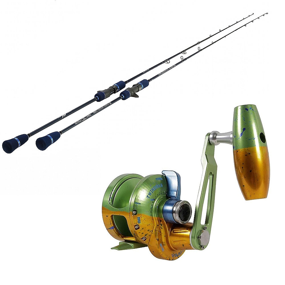 Buy Accurate Boss Valiant Slow Pitch Conventional Reel BV-500N-SPJ - Mahi Get Temple Reef Elevate Rod FREE