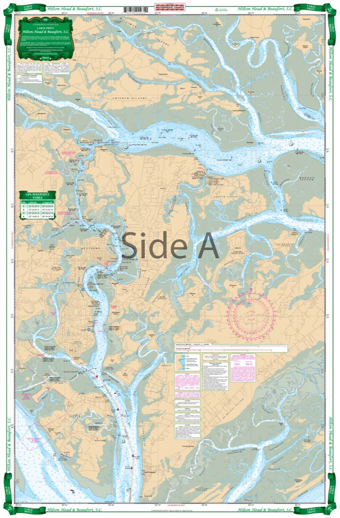 Waterproof Charts 93E Hilton Head & Beaufort - Large Print